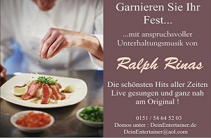 Flyer Ralph Rinas Vorderseite